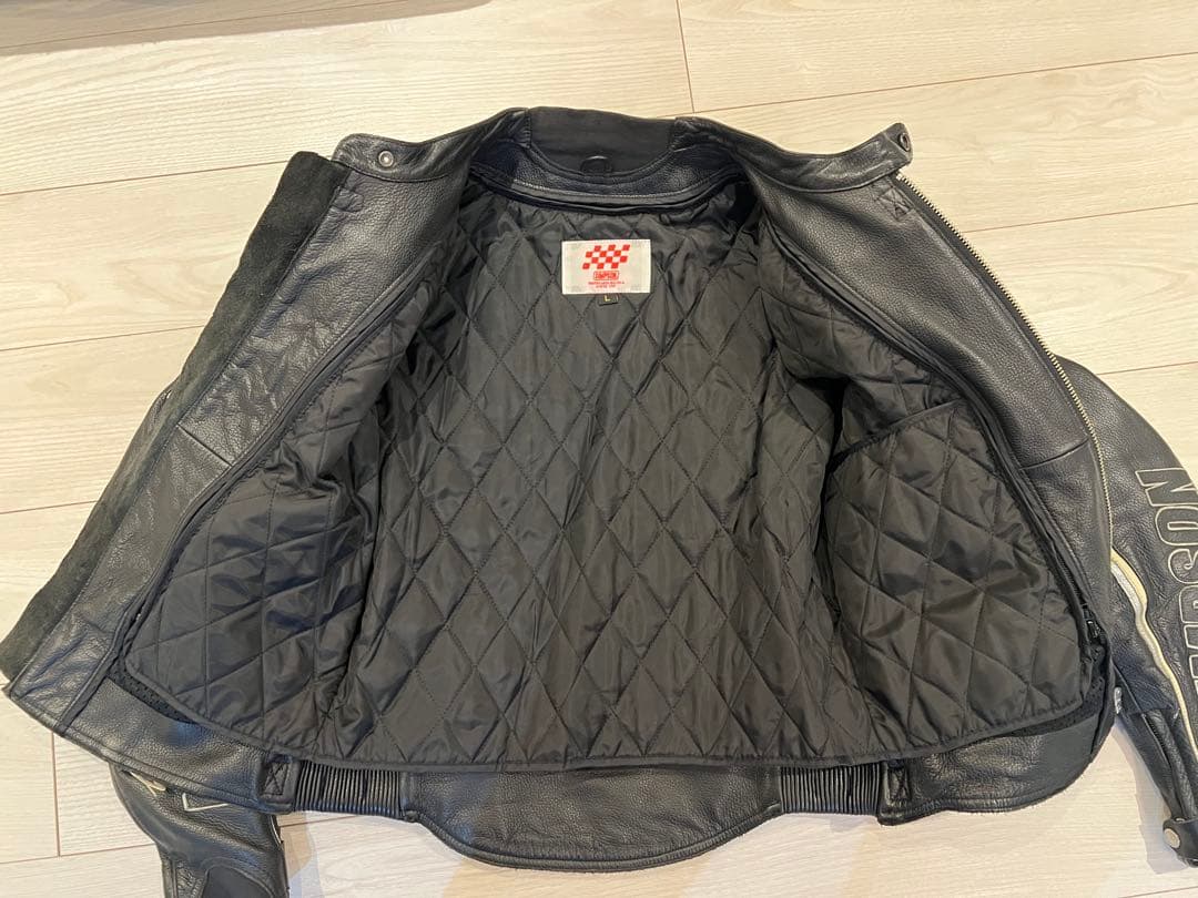 SIMSON レザー ジャケット シンプソン　ライディングジャケット