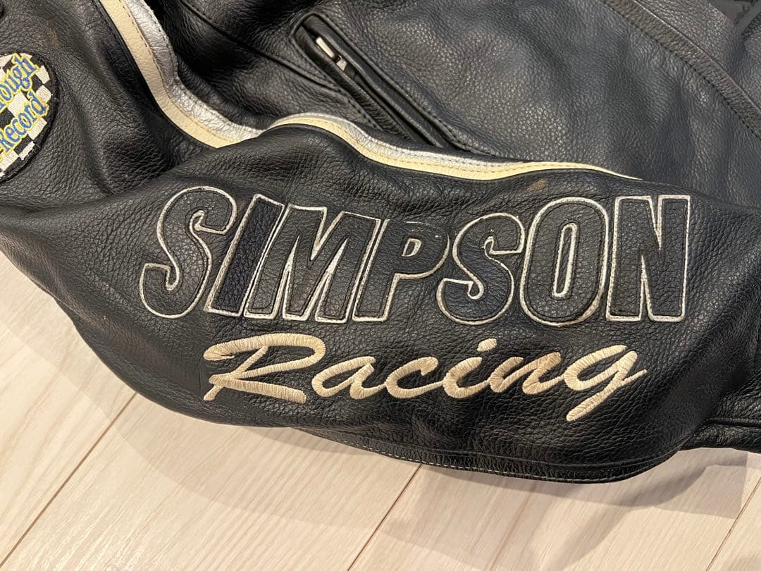 SIMSON レザー ジャケット シンプソン　ライディングジャケット