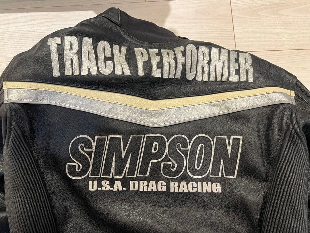 SIMSON レザー ジャケット シンプソン　ライディングジャケット