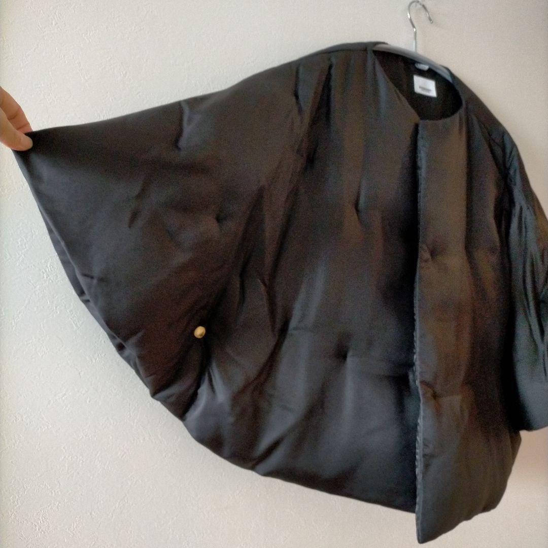 BURBERRY ブラック ポンチョ・ケープコート