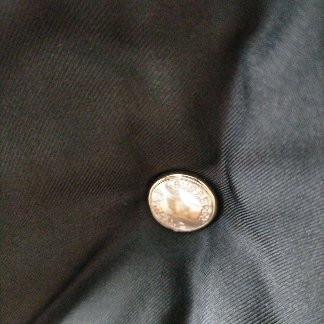 BURBERRY ブラック ポンチョ・ケープコート