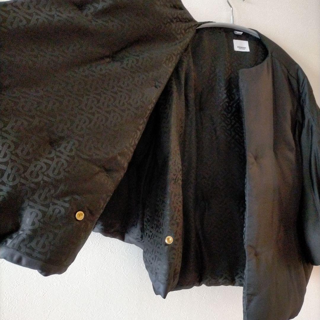 BURBERRY ブラック ポンチョ・ケープコート