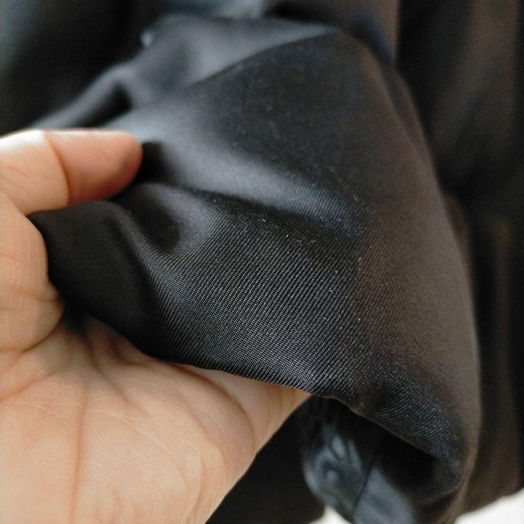 BURBERRY ブラック ポンチョ・ケープコート