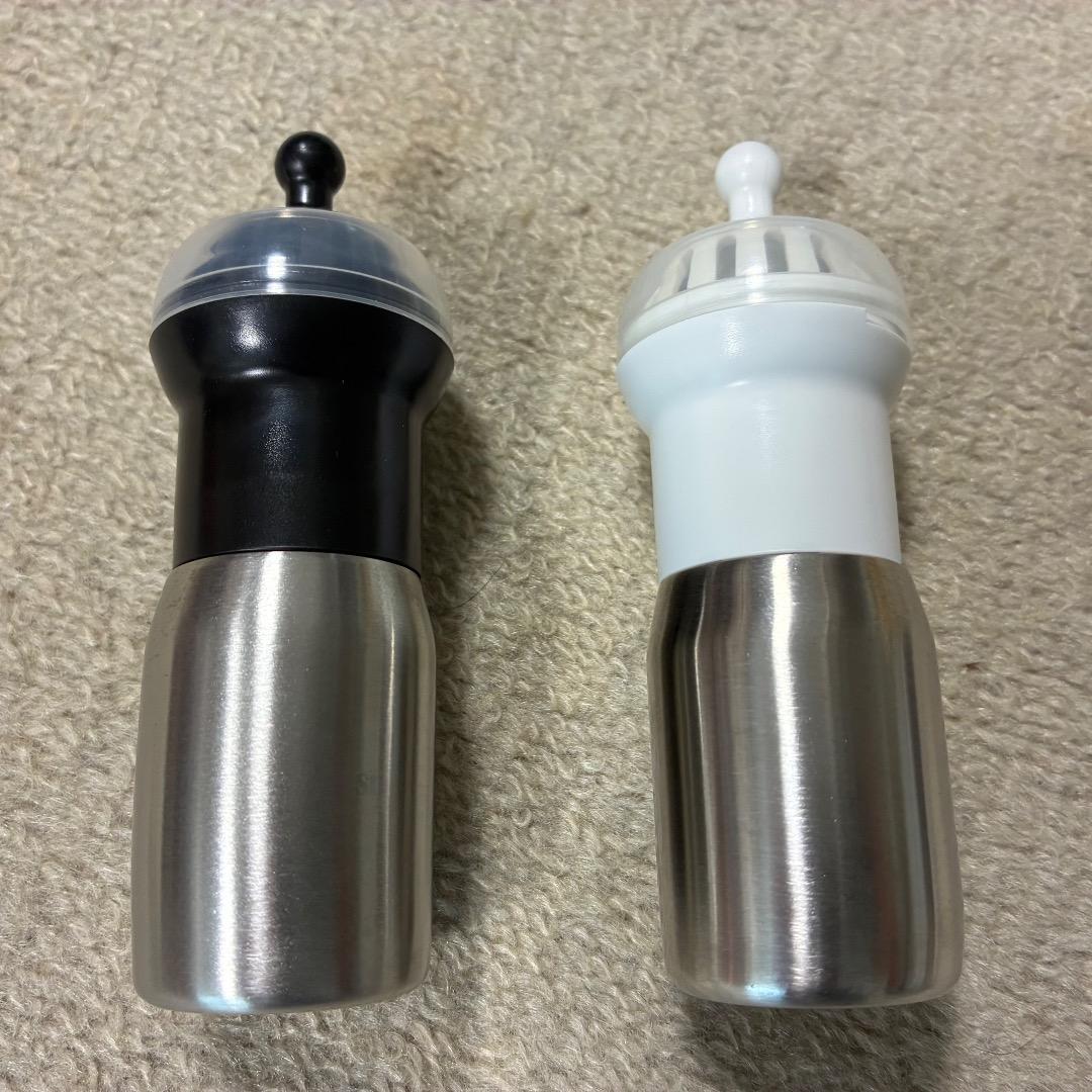 【希少・未使用】スノーピーク スパイスボトル白・黒セット CK-029WH/BK