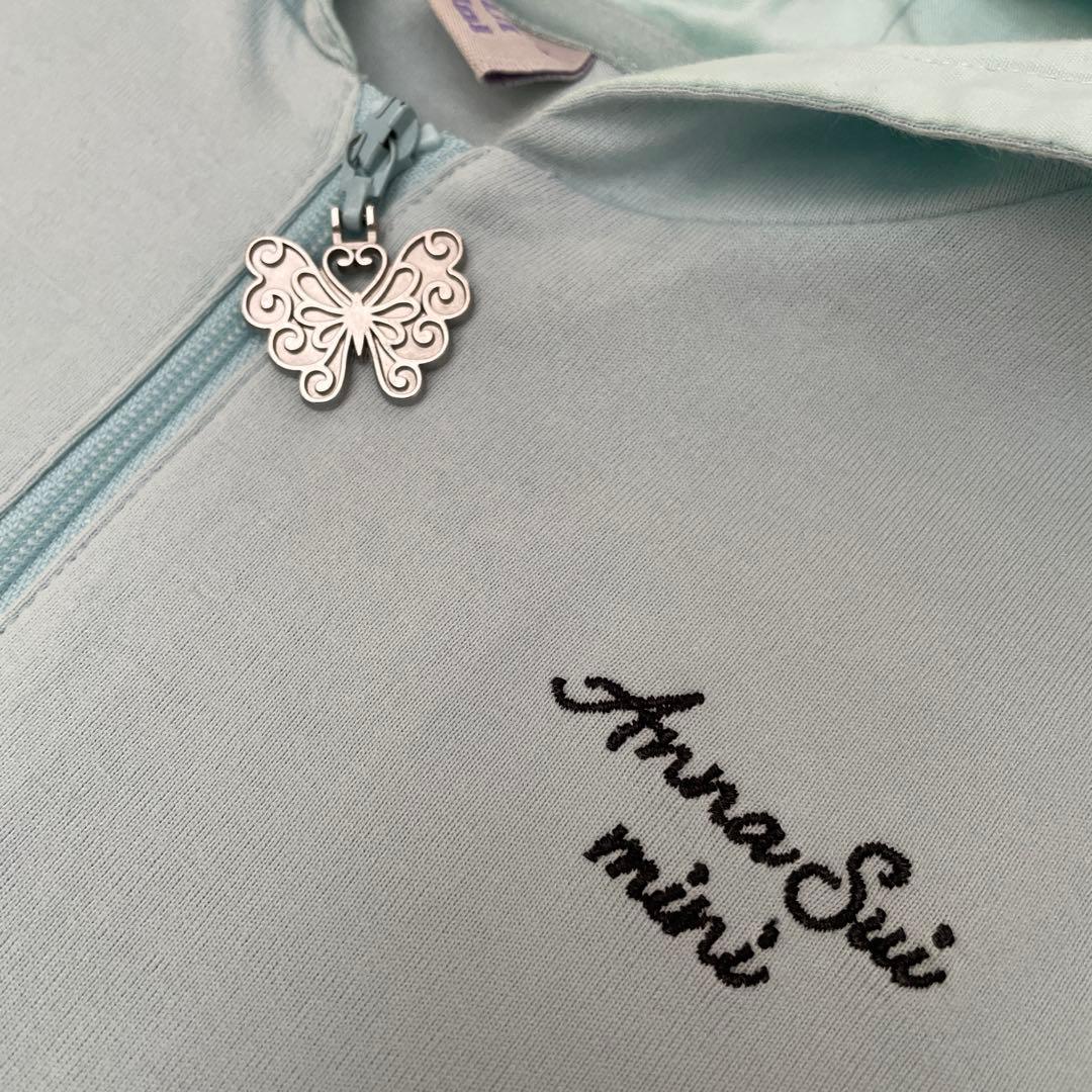 美品☆ アナスイミニ　チェック切り替えワンピース　150