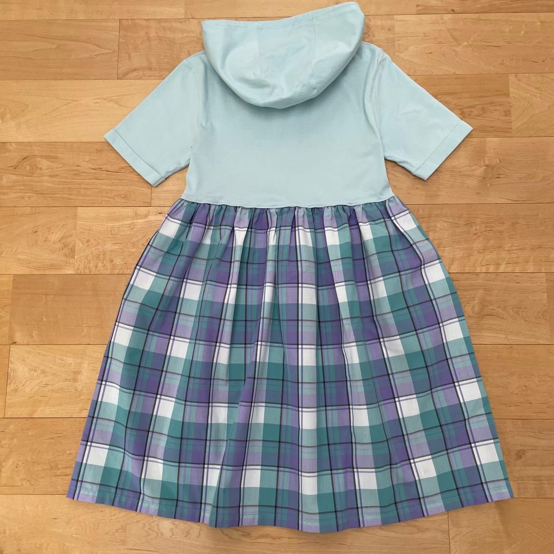 美品☆ アナスイミニ　チェック切り替えワンピース　150