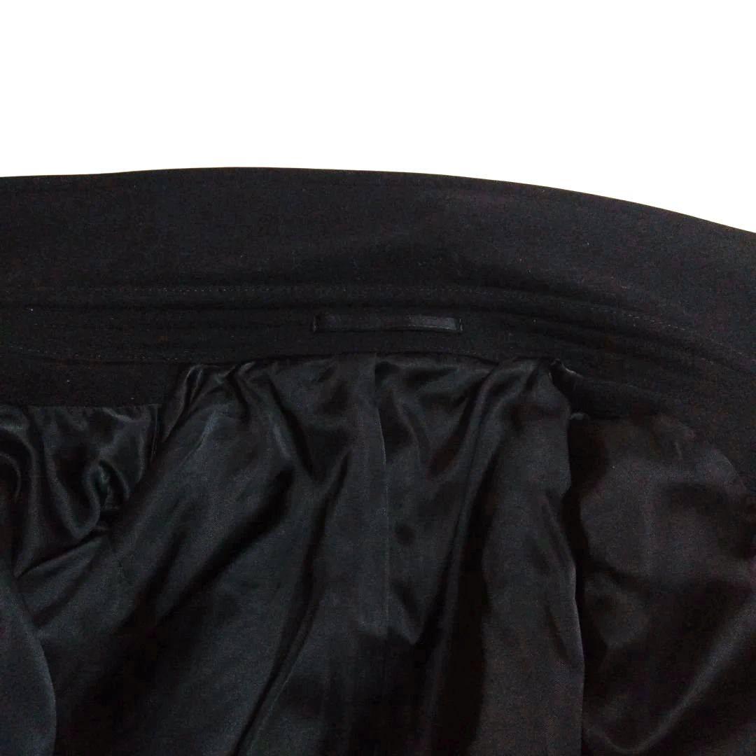 ATTACHMENT　Pコート　ヘビーメルトン　黒　3　綺麗(内側ほつれほどけ)