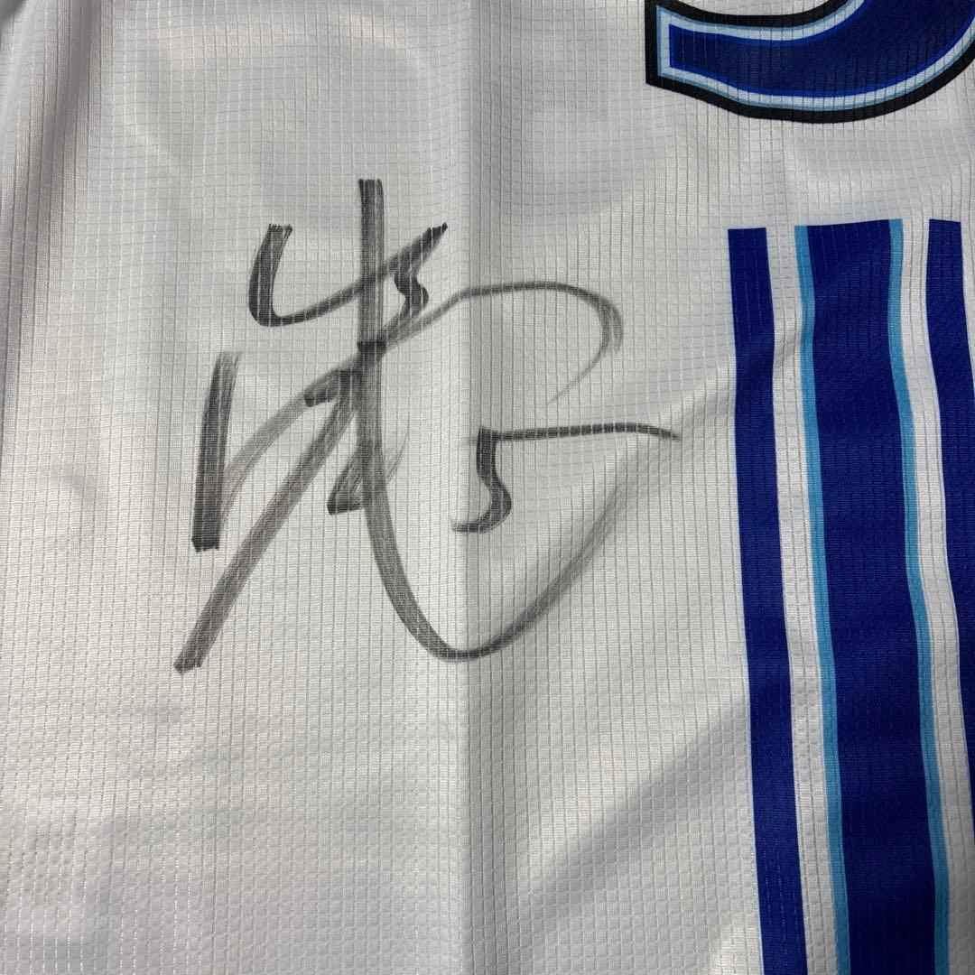 に*ー様 横浜DeNAベイスターズ　松尾汐恩　直筆サイン入りユニフォーム　Lサイ