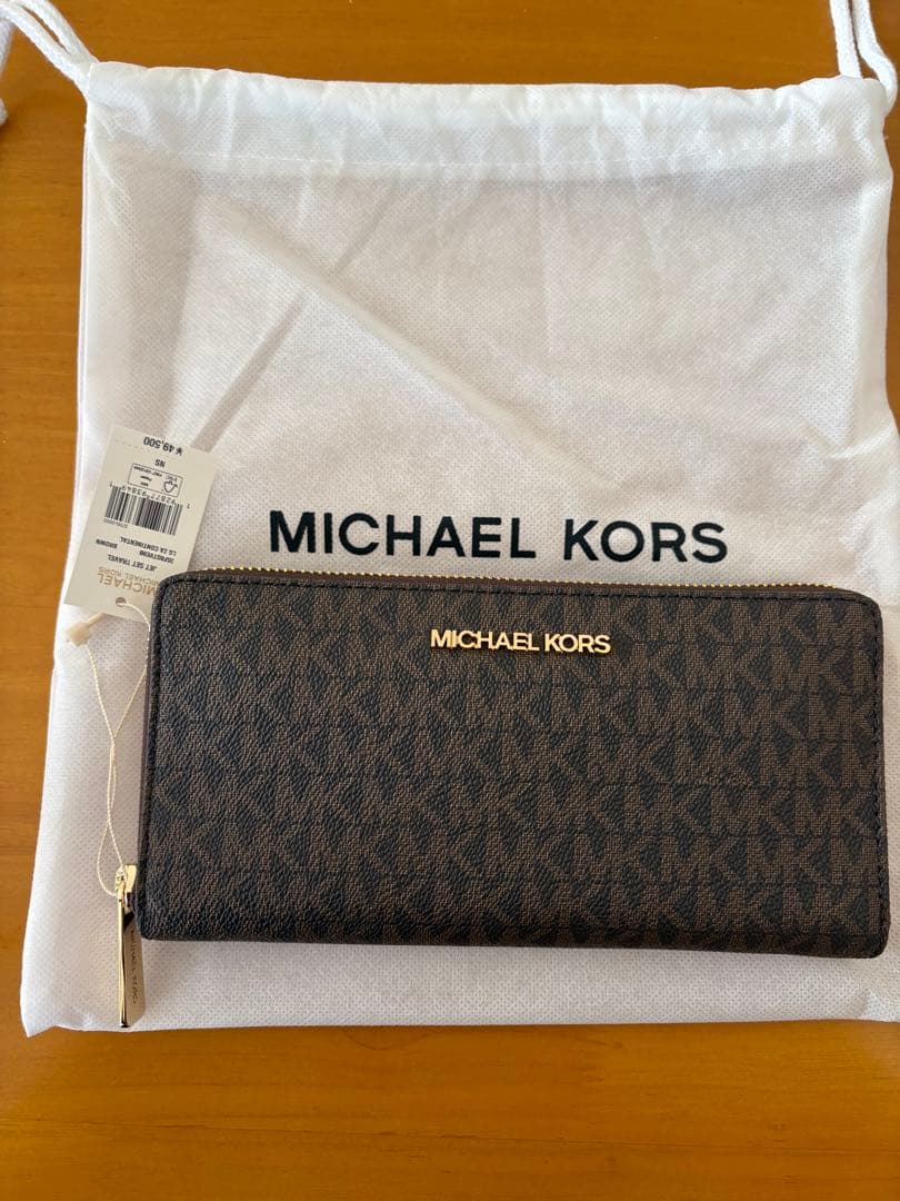 値下げ　マイケルコース　長財布