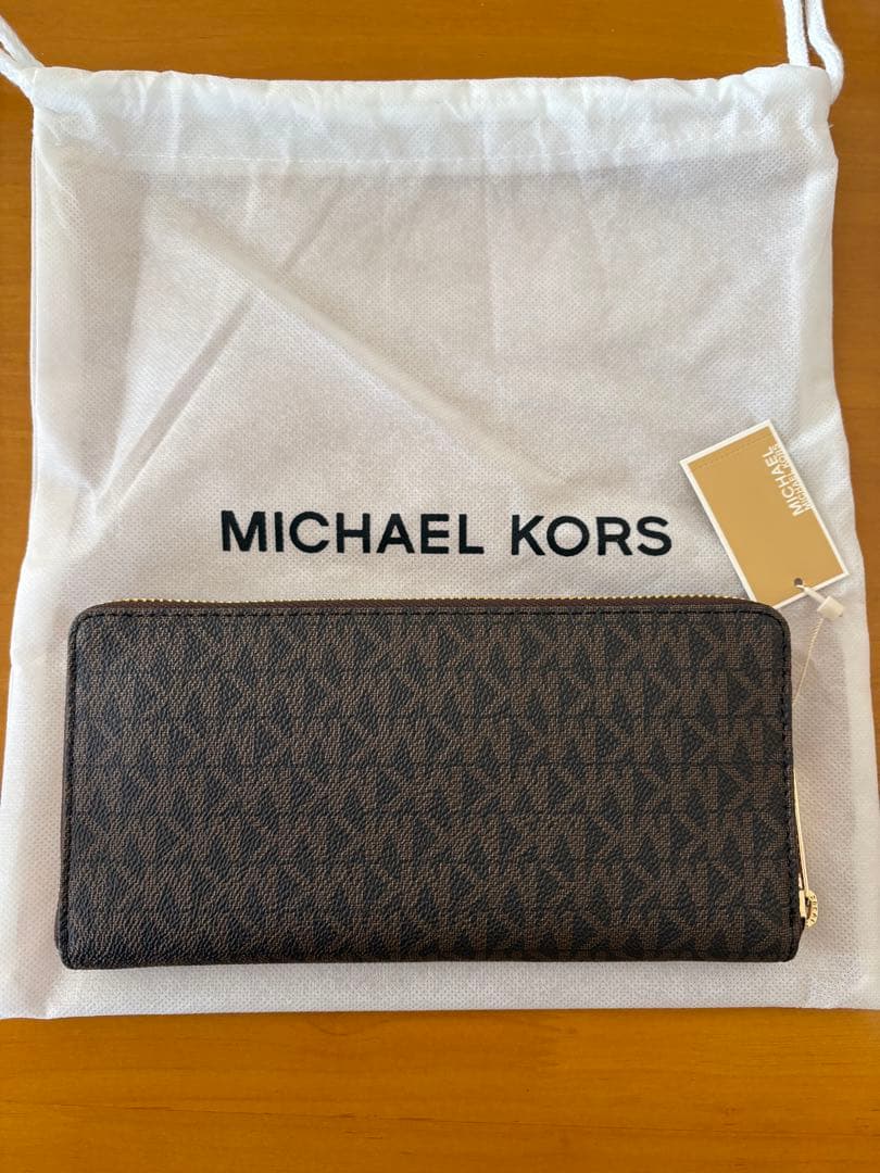 値下げ　マイケルコース　長財布