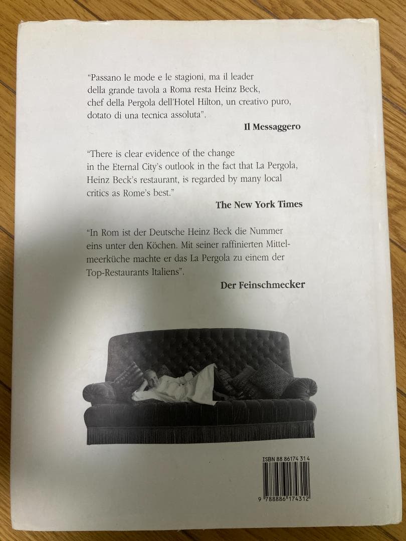 【イタリア語書籍】料理本　Heinz Beck　ハインツ・ベック