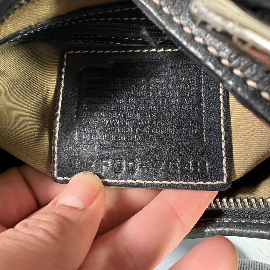 COACH コーチ ワンショルダーバッグ ソーホー 黒 y2k 7548