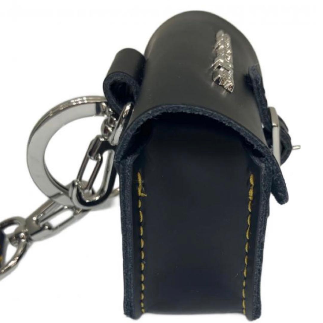 【新品】Dr. Martens レザー ブラック キーリング ドクターマーチン