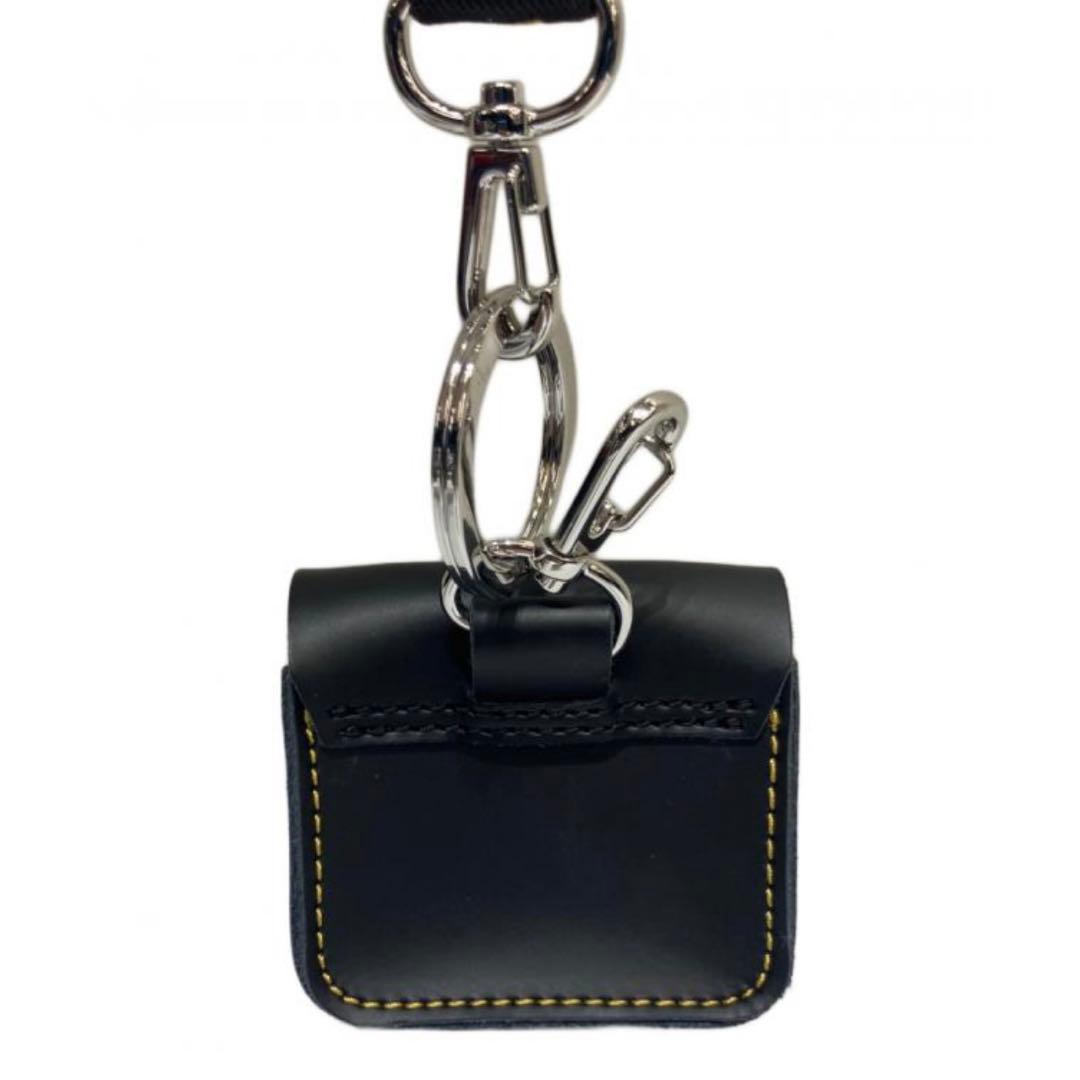 【新品】Dr. Martens レザー ブラック キーリング ドクターマーチン