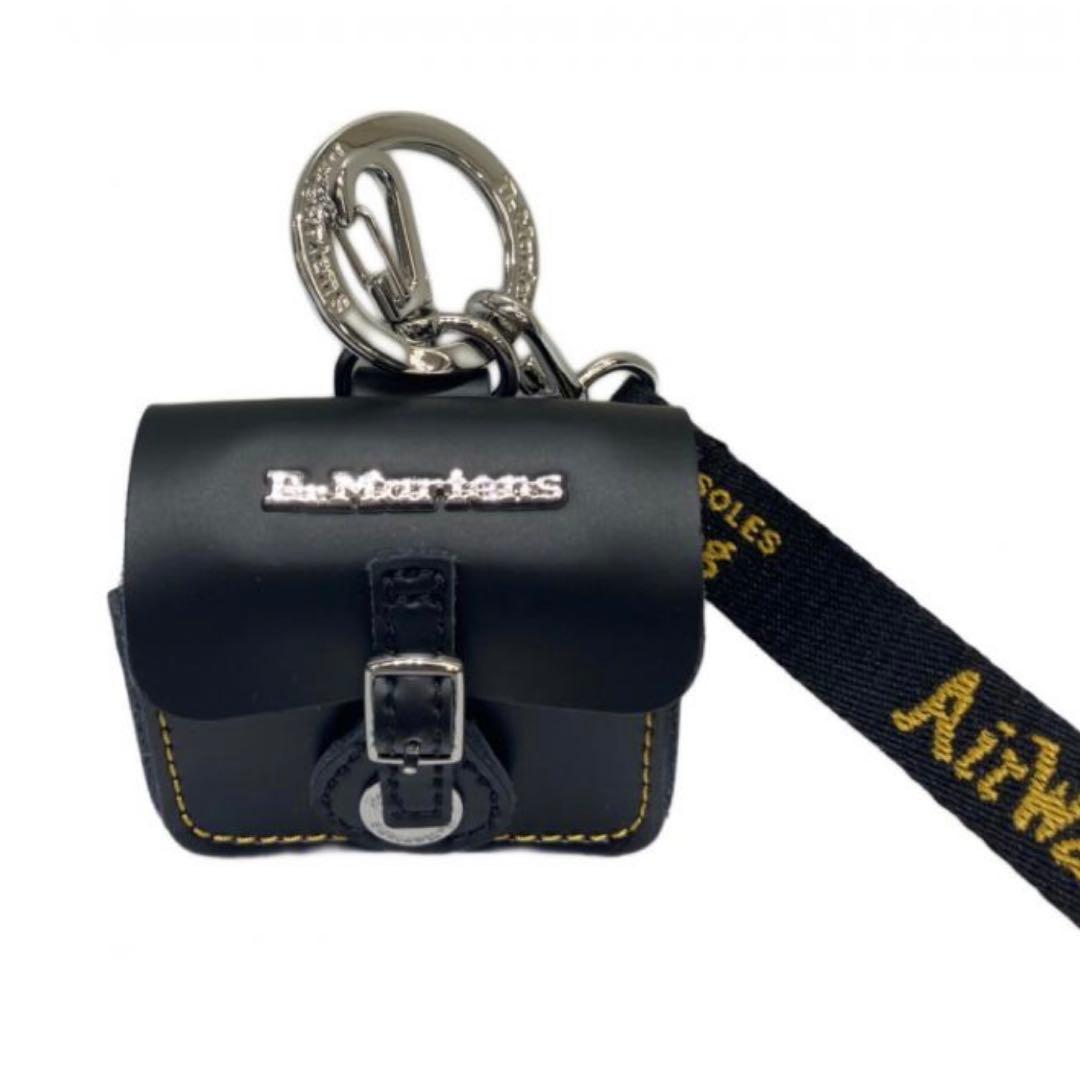 【新品】Dr. Martens レザー ブラック キーリング ドクターマーチン