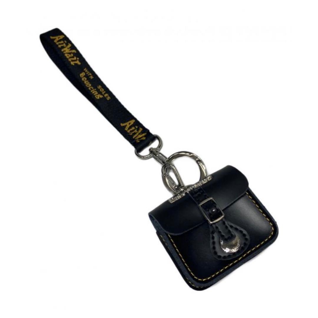 【新品】Dr. Martens レザー ブラック キーリング ドクターマーチン