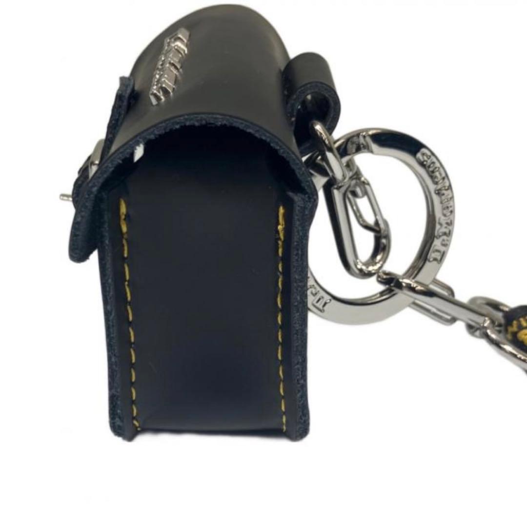 【新品】Dr. Martens レザー ブラック キーリング ドクターマーチン