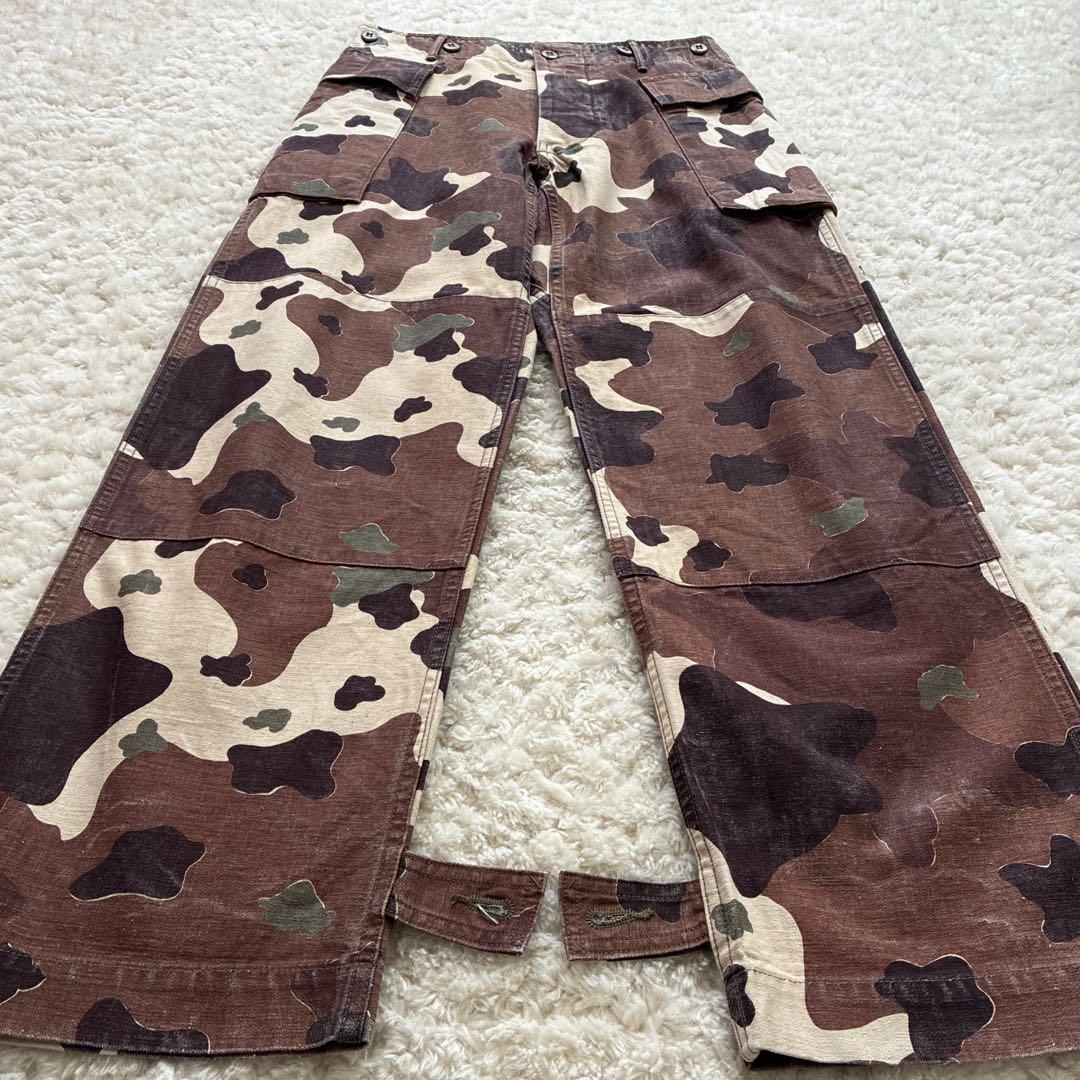 美品Lot1099 US ARMYカモフラージュカーゴパンツ30ウエアハウス迷彩