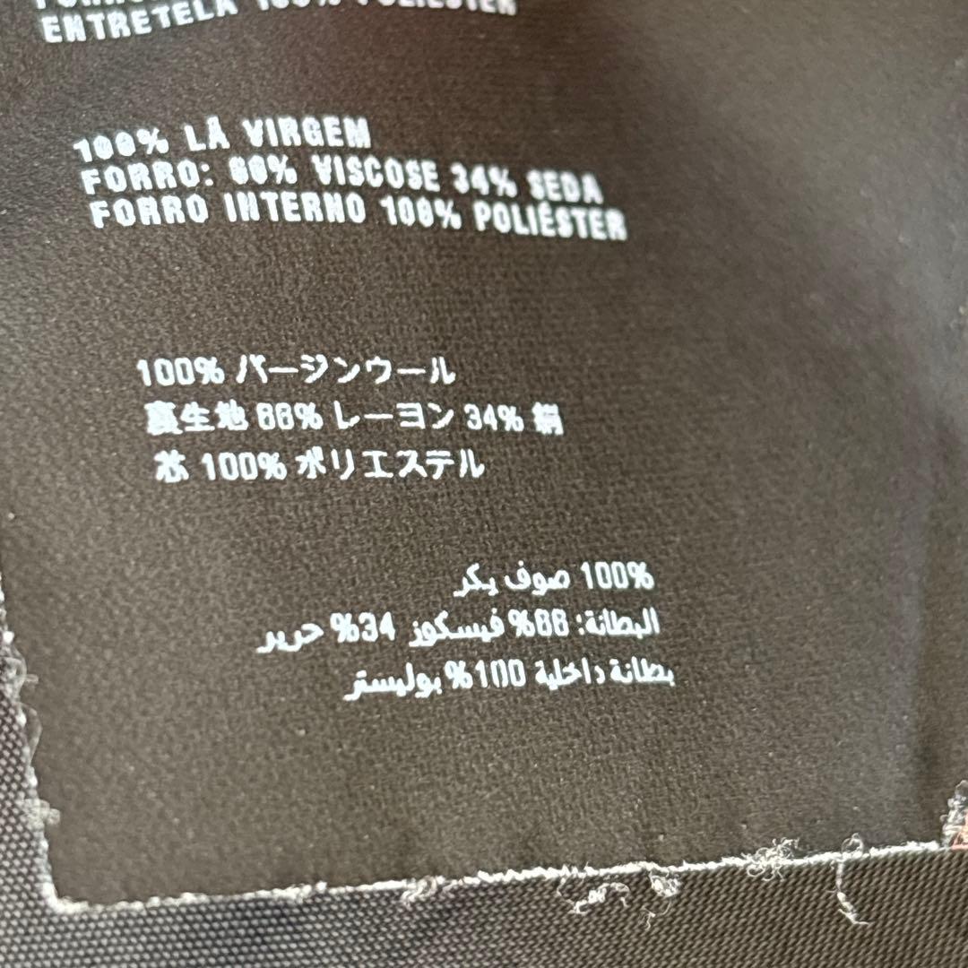 PRADA ロングコート 銀ボタン ノーカラー レディース ブラック 黒