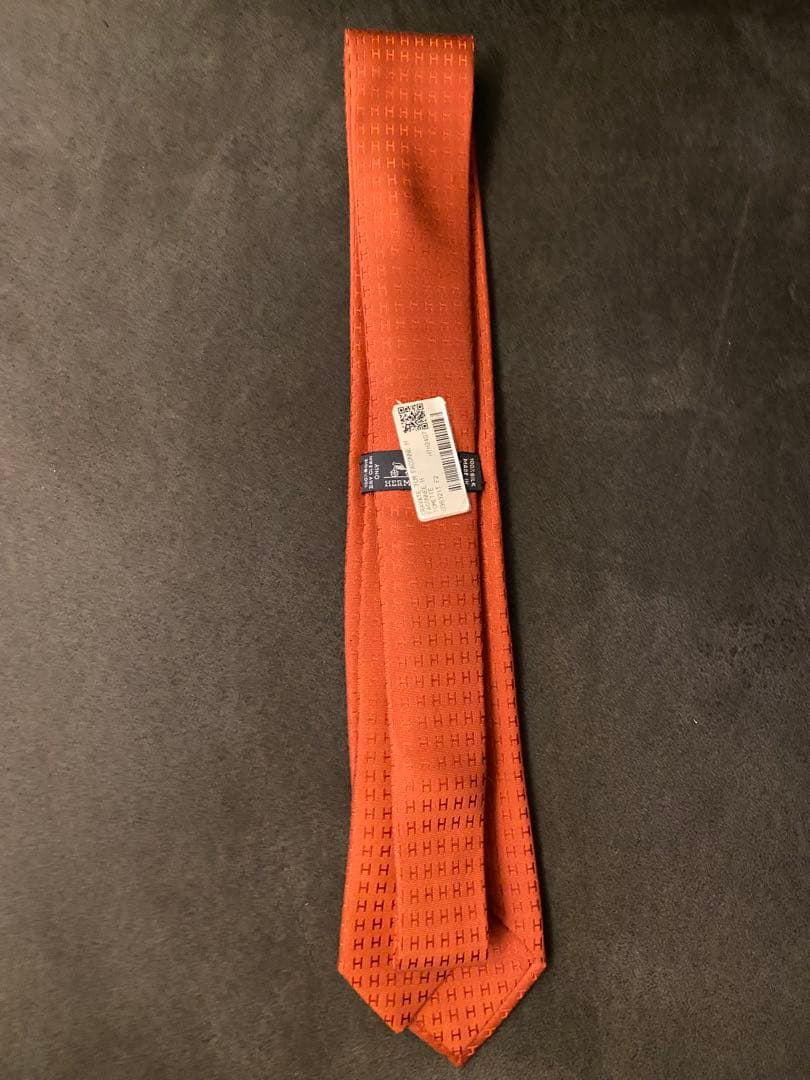 エルメス HERMES H織りタイ 7 cm ファソネ 現行