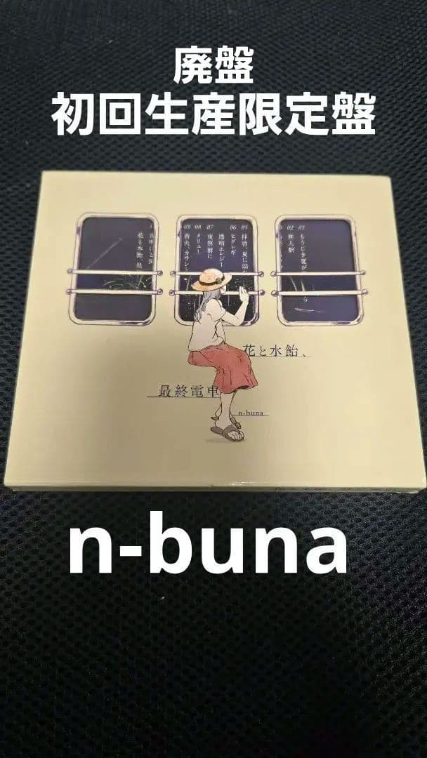 d*9様 初回生産限定盤　n-buna 花と水飴、最終電車 CD　廃盤　ジャンク