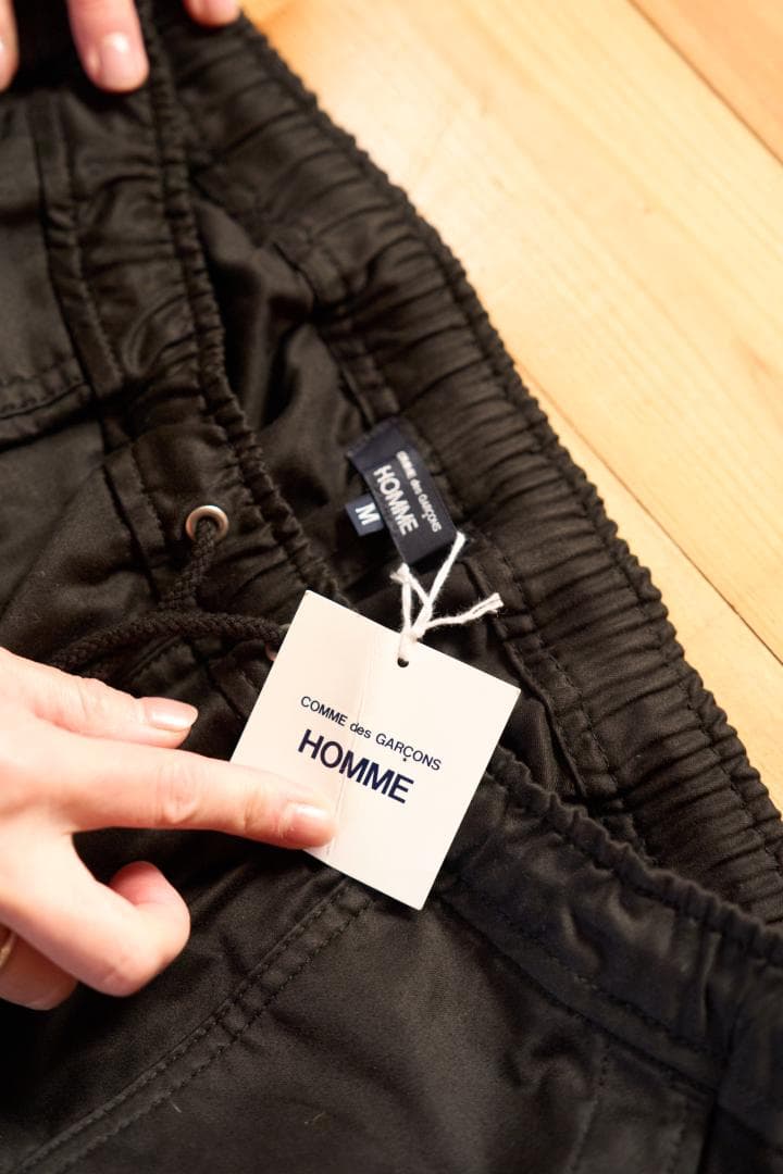 コムデギャルソンオム COTTON SATAIN BAKER PANTS M