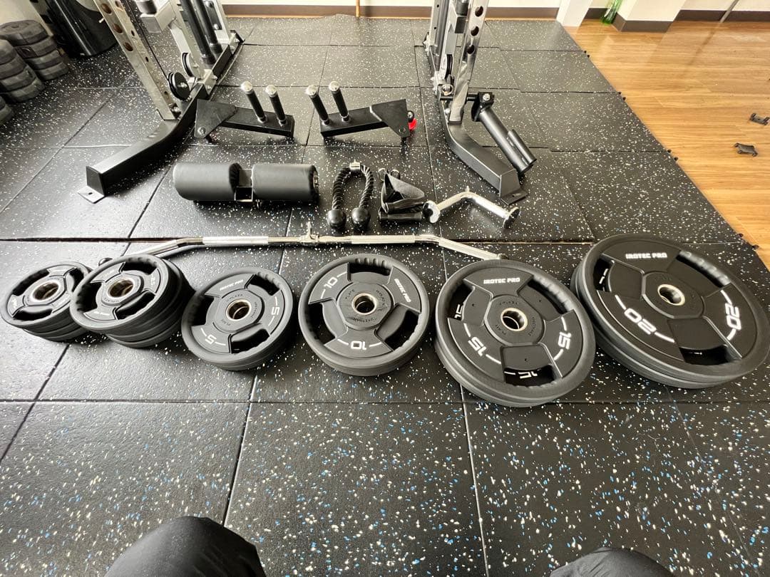 オリンピックバーベルプレートセット 1.25kg-20kg