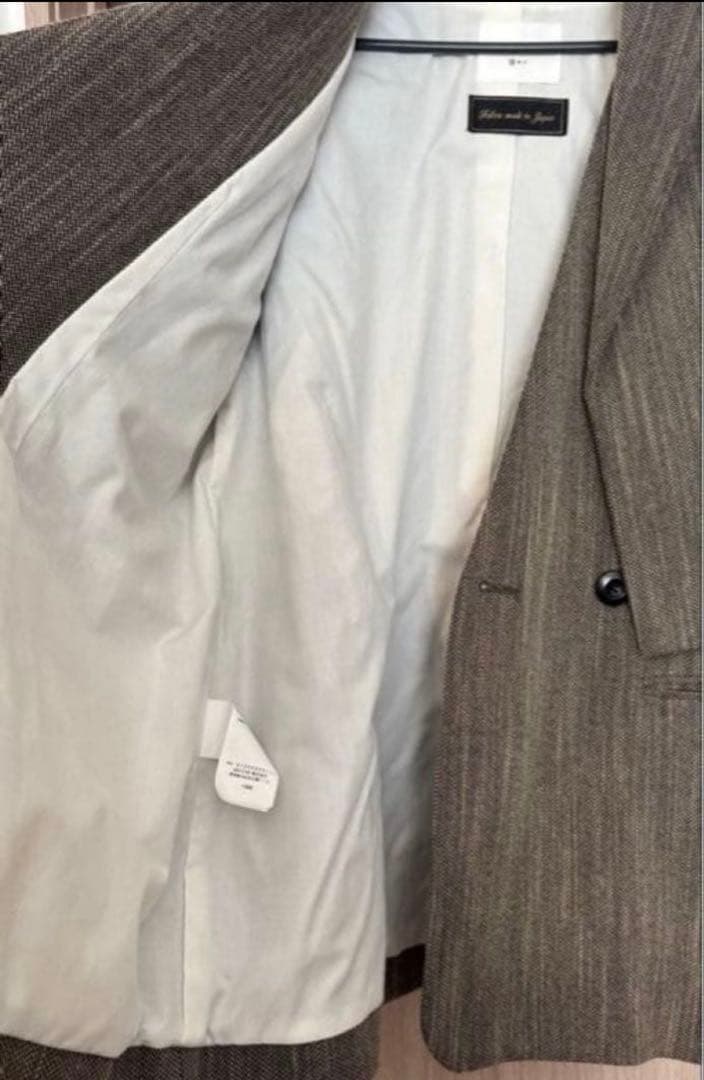 AMERI テーラードジャケット グレイッシュベージュ