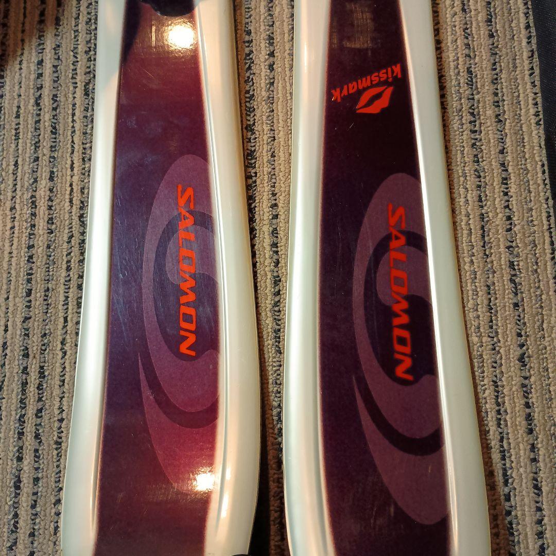 スキー板（98cm）とブーツ（25～26ｃｍ）、バッグ付き