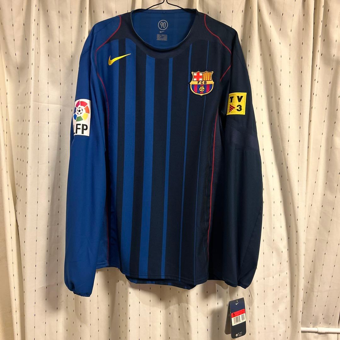 バルセロナ　ロナウジーニョ選手支給用ユニフォーム　ナイキ　サイズＬ　正規品