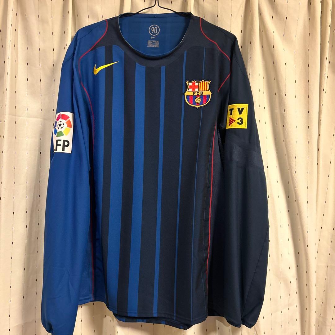 バルセロナ　ロナウジーニョ選手支給用ユニフォーム　ナイキ　サイズＬ　正規品