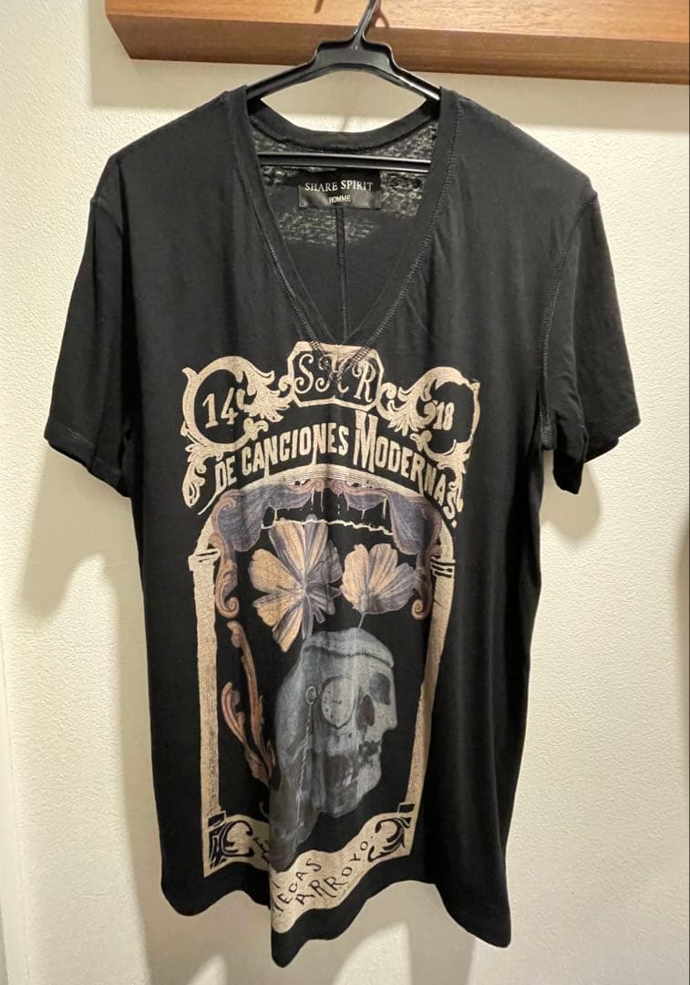 新品未使用　シェアースピリット Vネック　スカル時計