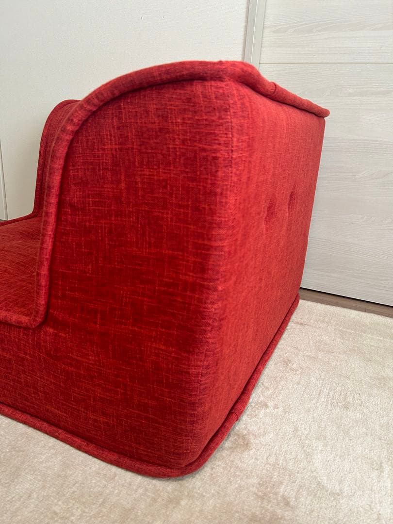 Yogibo Modju Corner ヨギボー　モジュ　コーナー　赤　ソファ