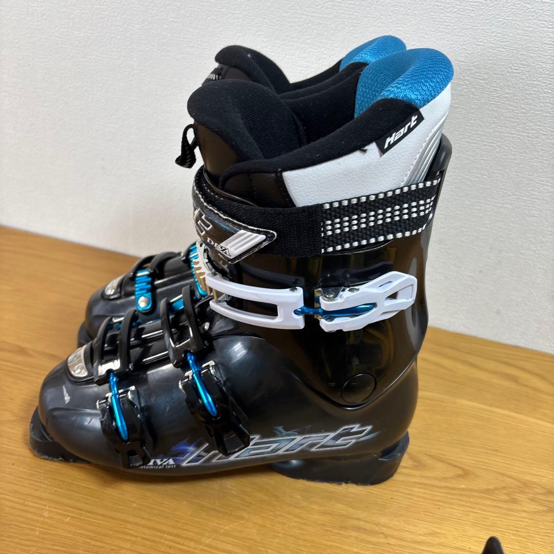 メンズ　ショートスキー　ファンスキーセット　hart 26-26.5cmブーツ付