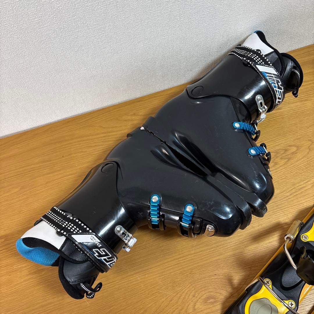 メンズ　ショートスキー　ファンスキーセット　hart 26-26.5cmブーツ付