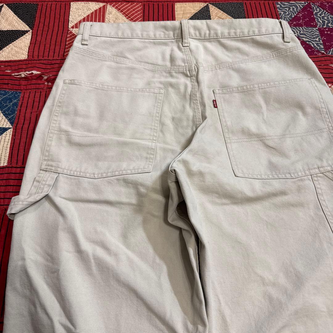 珍品 90s 00s Levi's ダック ペインターパンツ オフホワイト