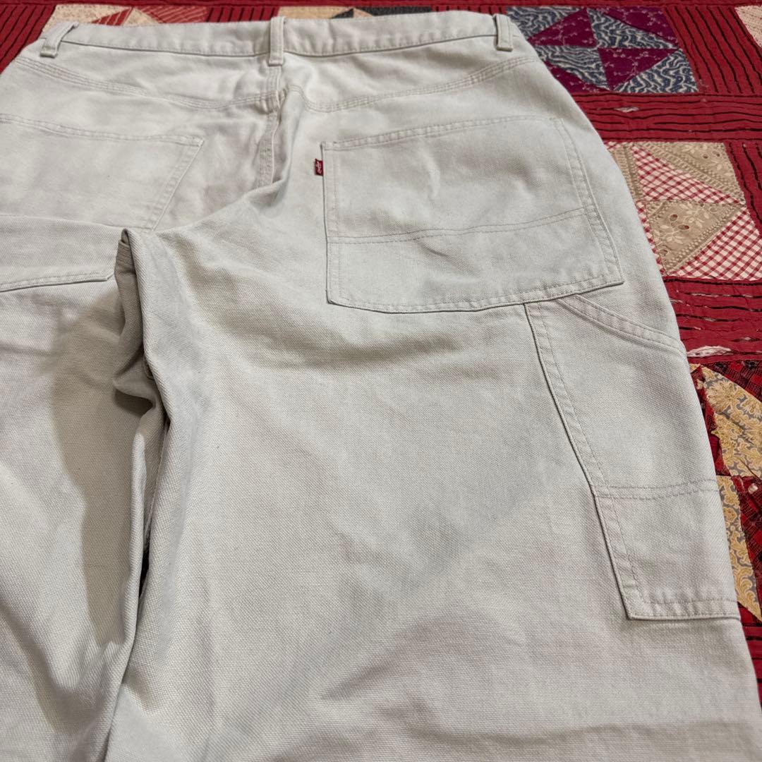珍品 90s 00s Levi's ダック ペインターパンツ オフホワイト