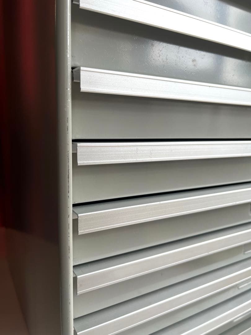 ヴィンテージ　UCHIDA 10段　スチールチェスト　インダストリアル　モダン