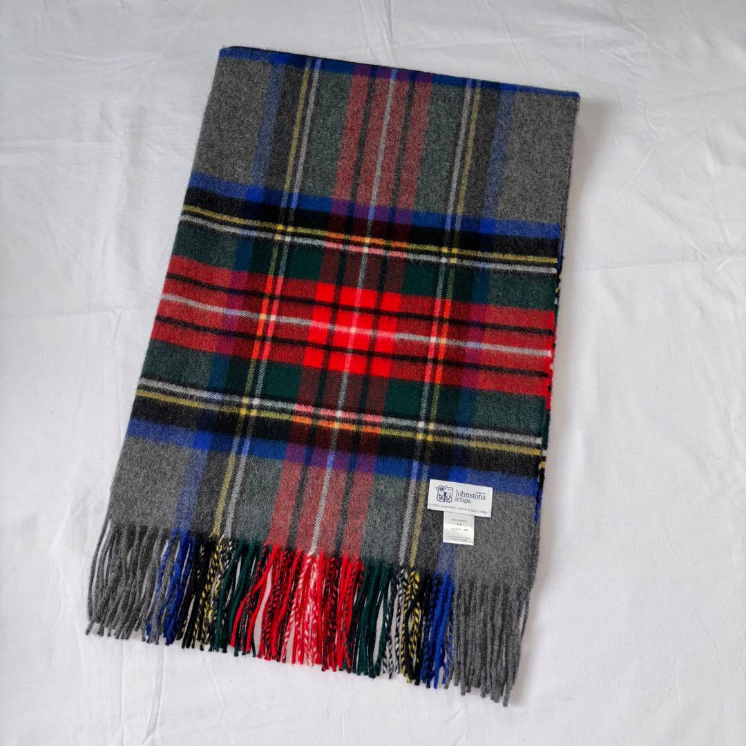 Johnstons of Elgin カシミヤ　大判ストール