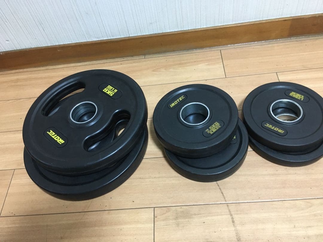 IROTEC ラバー プレート17.5kg穴径50mm