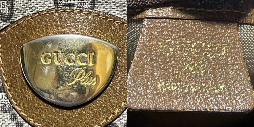 大容量 GUCCI グッチプラス シェリーライン トートバッグ ベージュ B68