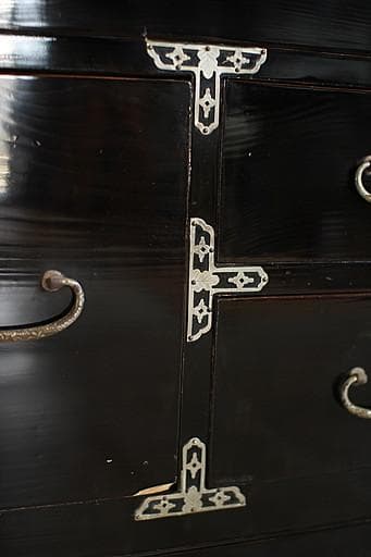 古いチェスト　引き出し4杯　タンス