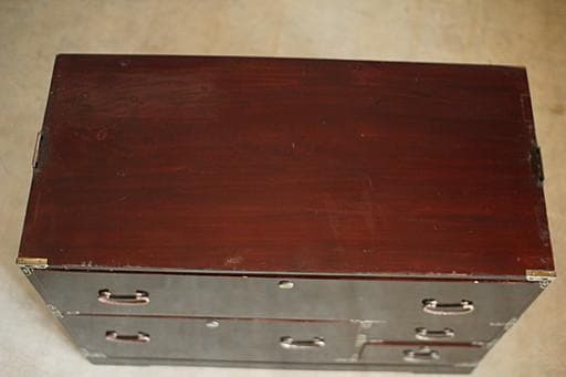 古いチェスト　引き出し4杯　タンス