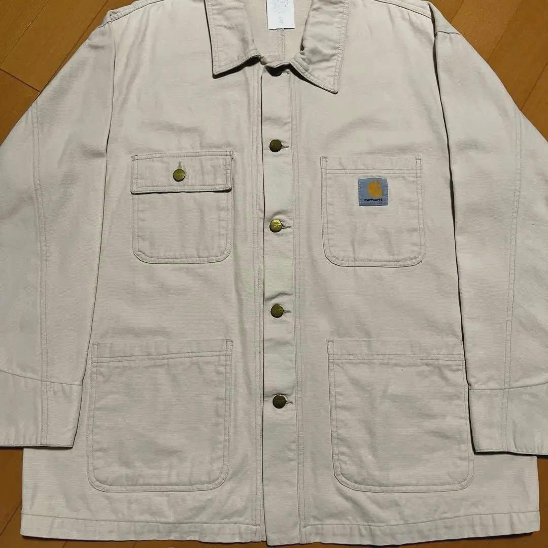 レアカラー 90s カーハート チョアコート カバーオール 裏地無し