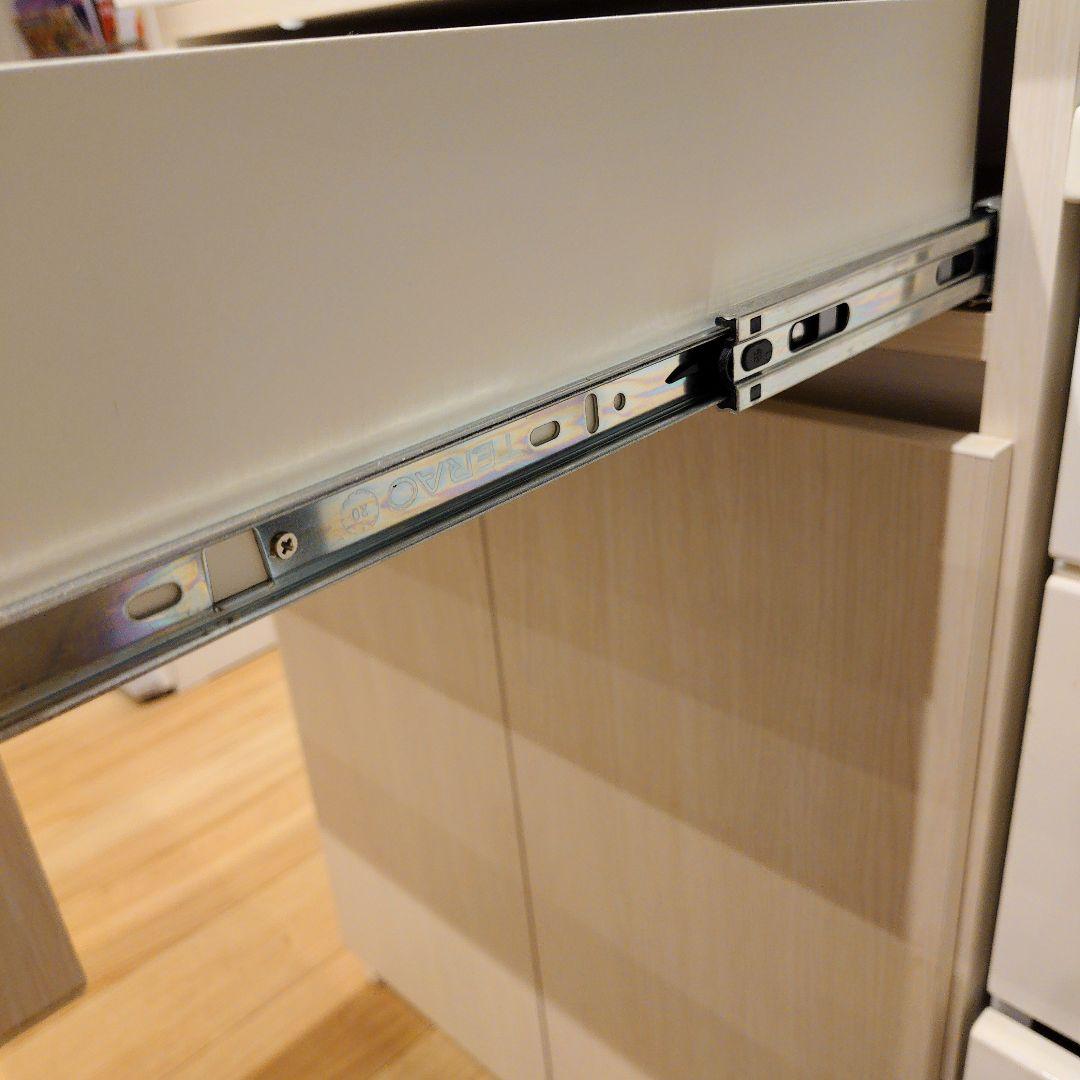 キッチンカウンター ホワイト木目 土井インテリヤ工業