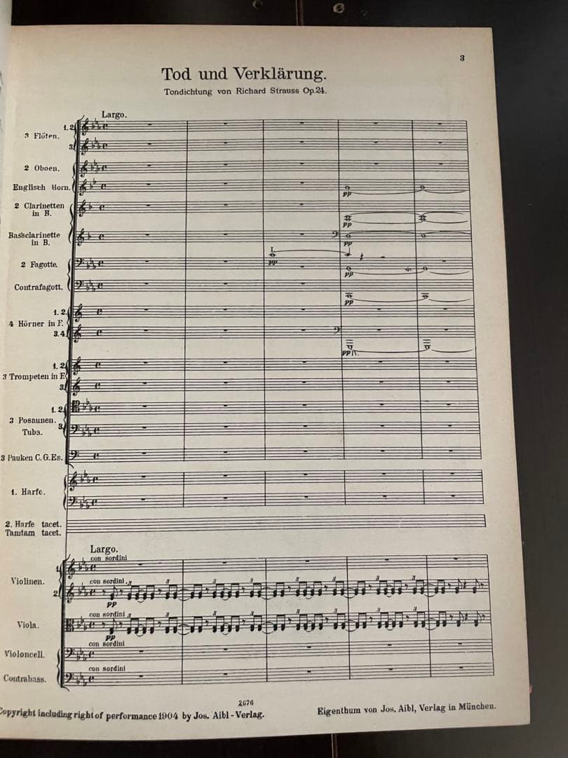 シュトラウス 交響詩集 ドン・ファンと死と浄化など〜ポケットスコア