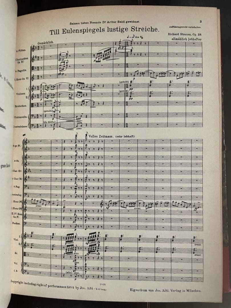 シュトラウス 交響詩集 ドン・ファンと死と浄化など〜ポケットスコア