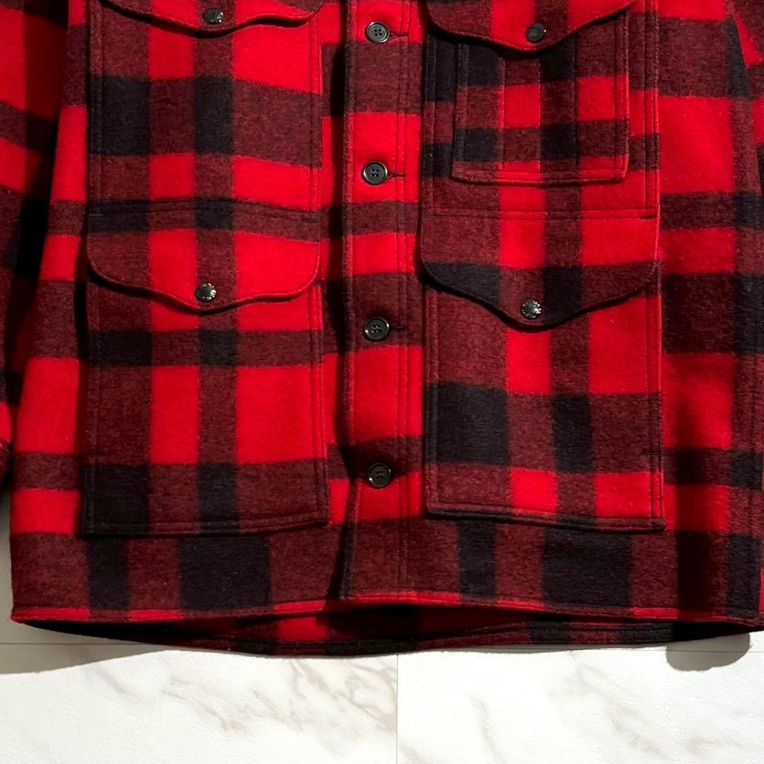 90s USA製　美品　フィルソン　マッキーノクルーザージャケット　レッド　42
