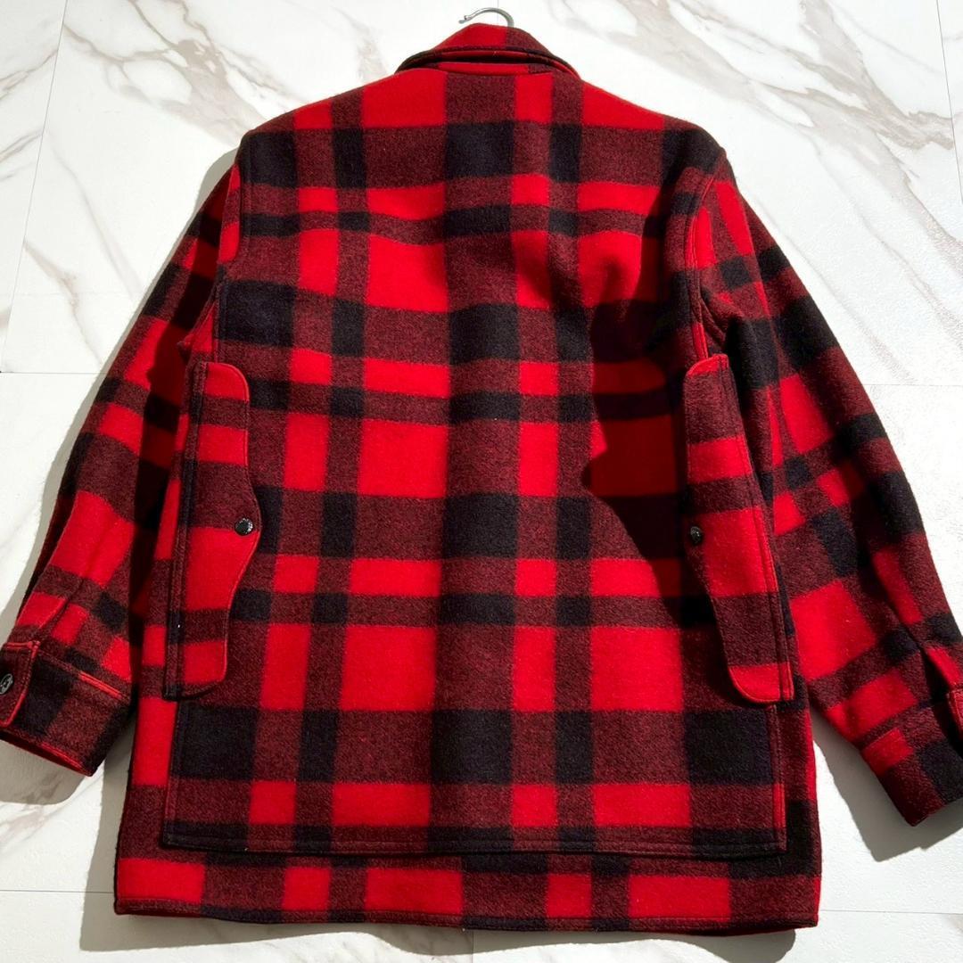 90s USA製　美品　フィルソン　マッキーノクルーザージャケット　レッド　42
