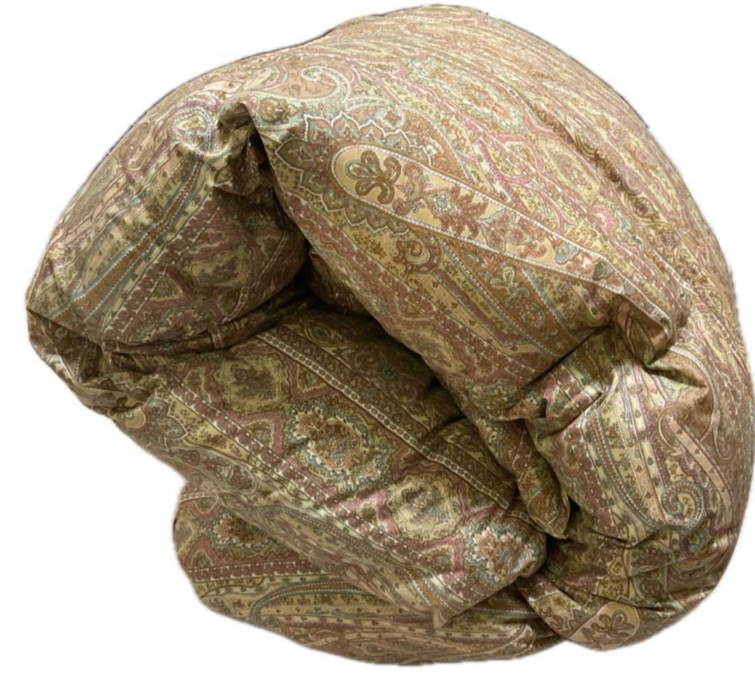 日本製中古高級羽毛布団ダウン90%詰物1.4kg